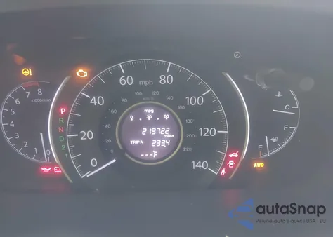 2012 Honda Cr-V Ex-L z USA, uszkodzony, nr VIN 2HKRM4H77CH620131